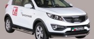 Nerez spodn pedn ochrann rm 76 mm Kia Sportage III