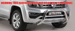 Nerez pedn ochrann rm 76 mm Volkswagen Amarok 2016-