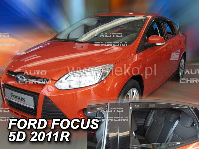 Protiprvanov plexi ofuky Ford Focus 5D 11R (+zadn) htb/sed - Kliknutm na obrzek zavete