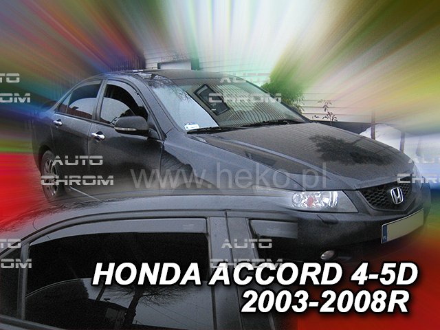 Protiprvanov plexi ofuky Honda Accord 4D 03R-->08R (+zadn) se - Kliknutm na obrzek zavete