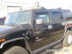 Protiprvanov plexi ofuky Hummer H2 5D (+zadn)