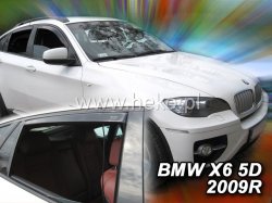 Protiprvanov plexi ofuky BMW X6 5D 08R (+zadn)