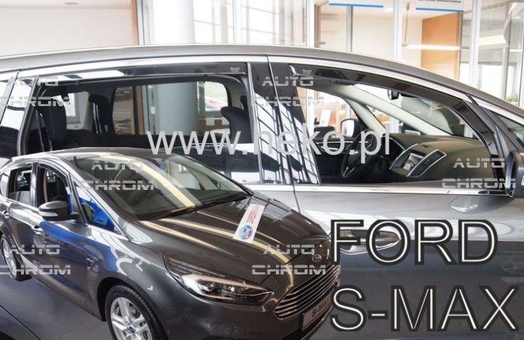 Protiprvanov plexi ofuky Ford S MAX 5D 16R (+zadn) - Kliknutm na obrzek zavete