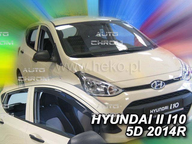 Protiprvanov plexi ofuky Hyundai i10 II 5D 14R (+zadn) - Kliknutm na obrzek zavete