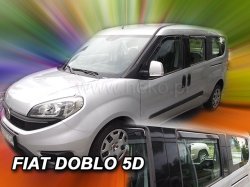 Protiprvanov plexi ofuky Fiat Doblo II 5D 10R (+zadn)