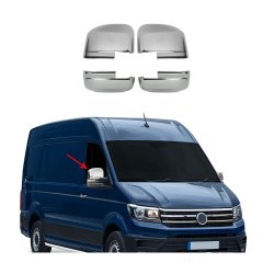 Chrom kryty zrctek Volkswagen Crafter 2017-