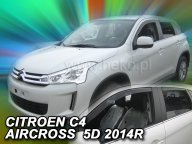 Protiprvanov plexi ofuky Citroen C4 Airsross 5D 12R (+zadn)