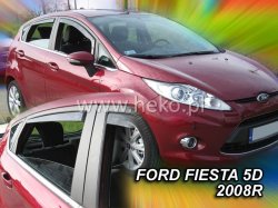 Protiprvanov plexi ofuky Ford Fiesta 5D 08R (+zadn)