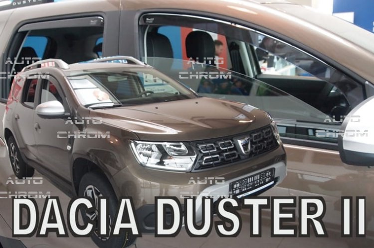 Deflektory oken - ofuky Dacia Duster II pedn + zadn - Kliknutm na obrzek zavete