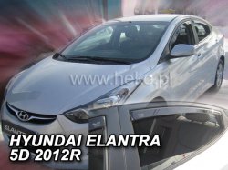 Protiprvanov plexi ofuky Hyundai Elantra V. 4D 10R (+zadn)