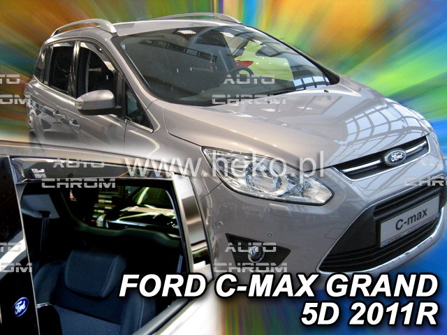 Protiprvanov plexi ofuky Ford C MAX Grand 5D 11R (+zadn) - Kliknutm na obrzek zavete