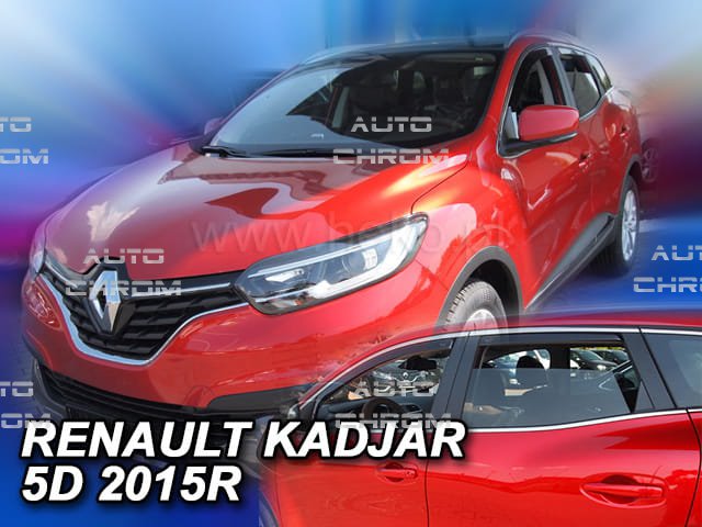 Deflektory oken - ofuky Renault Kadjar pedn + zadn - Kliknutm na obrzek zavete