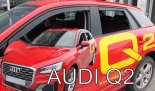 Protiprvanov plexi ofuky Audi Q2 5D 16R (+zadn)