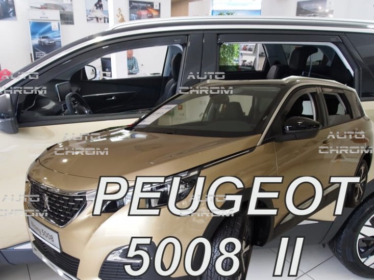 Deflektory oken - ofuky Peugeot 5008 II pedn + zadn - Kliknutm na obrzek zavete