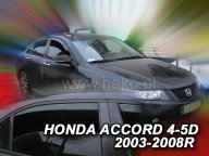 Protiprvanov plexi ofuky Honda Accord 4D 03R-->08R (+zadn) se