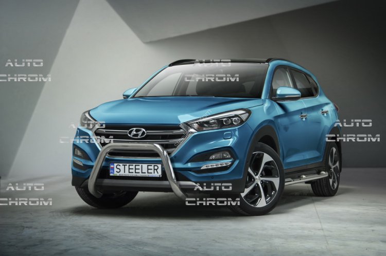 Nerez pedn ochrann rm 70 mm Hyundai Tucson III - Kliknutm na obrzek zavete