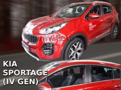 Deflektory oken - ofuky Kia Sportage IV pedn + zadn