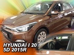 Protiprvanov plexi ofuky Hyundai i20 II 5D 15R