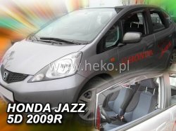 Protiprvanov plexi ofuky Honda Jazz 5D 09R