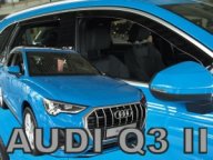 Protiprvanov plexi ofuky Audi Q3 5D 18R (+zadn)