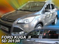 Protiprvanov plexi ofuky Ford Kuga II 5D 12R (+zadn)