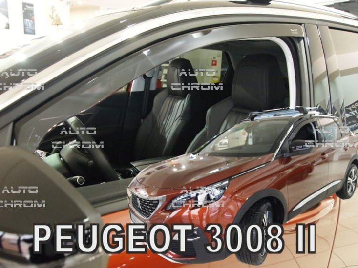 Deflektory oken - ofuky Peugeot 3008 II pedn - Kliknutm na obrzek zavete