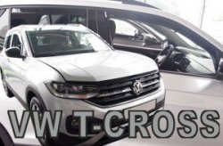 Protiprvanov plexi ofuky VW T-Cross 5D 19R (+zadn)