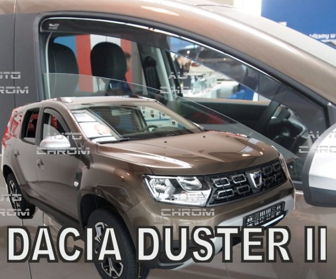 Deflektory oken - ofuky Dacia Duster II pedn - Kliknutm na obrzek zavete