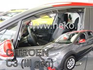 Protiprvanov plexi ofuky Citroen C3 5D 17R