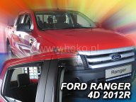 Protiprvanov plexi ofuky Ford Ranger 4D 12R (+zadn)