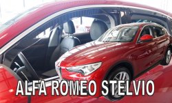 Protiprvanov plexi ofuky HEKO Alfa Romeo Stelvio 5D 17R (+zadn