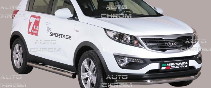 Nerez spodn pedn ochrann rm 76 mm Kia Sportage III - Kliknutm na obrzek zavete