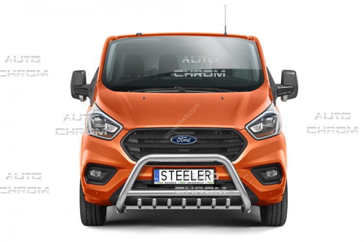 Nerez pedn ochrann rm s mkou Ford Tourneo Custom 2018- - Kliknutm na obrzek zavete