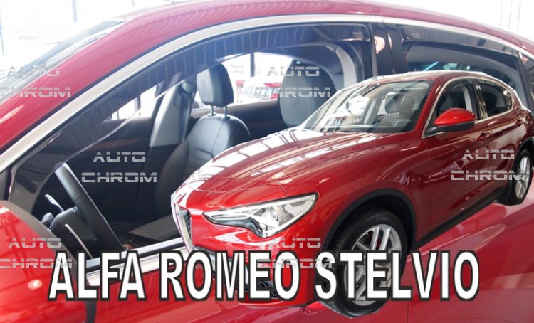 Protiprvanov plexi ofuky HEKO Alfa Romeo Stelvio 5D 17R (+zadn - Kliknutm na obrzek zavete