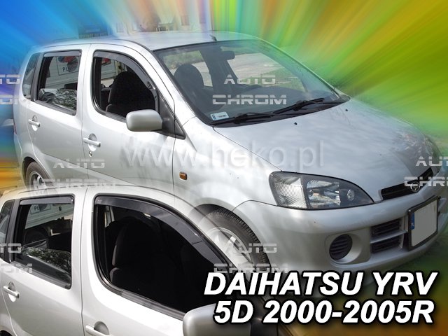 Protiprvanov plexi ofuky Daihatsu YRV 5D 00-05R + zadn - Kliknutm na obrzek zavete