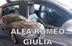 Protiprvanov plexi ofuky HEKO Alfa Romeo Giulia 5D 16R (+zadn