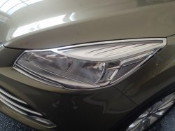 Chrom rmeky pednch svtel Ford Kuga II