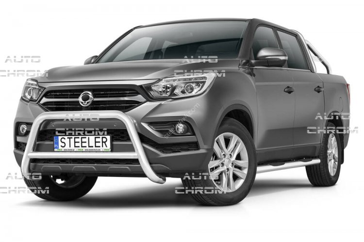 Nerez pedn ochrann rm 70 mm SsangYong Musso - Kliknutm na obrzek zavete