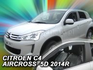 Protiprvanov plexi ofuky Citroen C4 Aircross 5D 12R