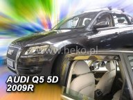 Protiprvanov plexi ofuky Audi Q5 I 5D 09R (+zadn)