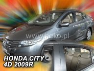 Protiprvanov plexi ofuky Honda City 4D 08R (+zadn)