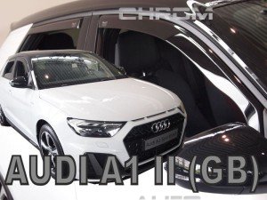 Protiprvanov plexi ofuky Audi A1 II 5D 18R (+zadn) - Kliknutm na obrzek zavete