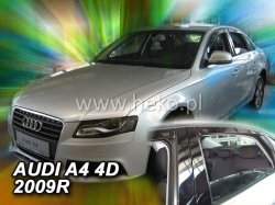 Protiprvanov plexi ofuky Audi A4 4D 09R (+zadn) sed