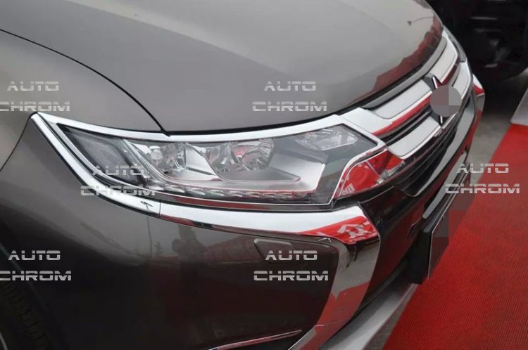 Chrom rmeky pednch svtel Mitsubishi Outlander III 2015- - Kliknutm na obrzek zavete