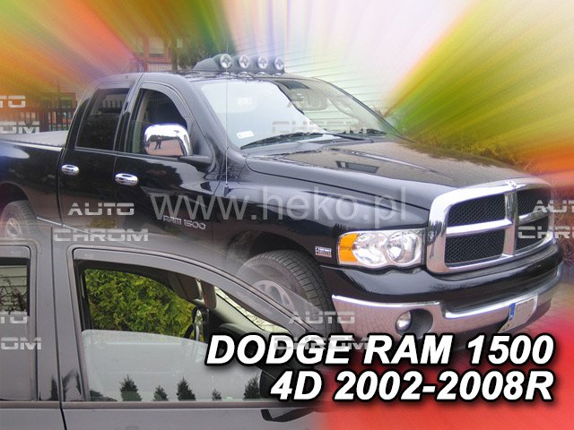 Protiprvanov plexi ofuky Dodge Ram 1500 4D 02R-->08R - Kliknutm na obrzek zavete