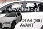 Protiprvanov plexi ofuky Audi A4 5D 16R (+zadn) avant/allroa